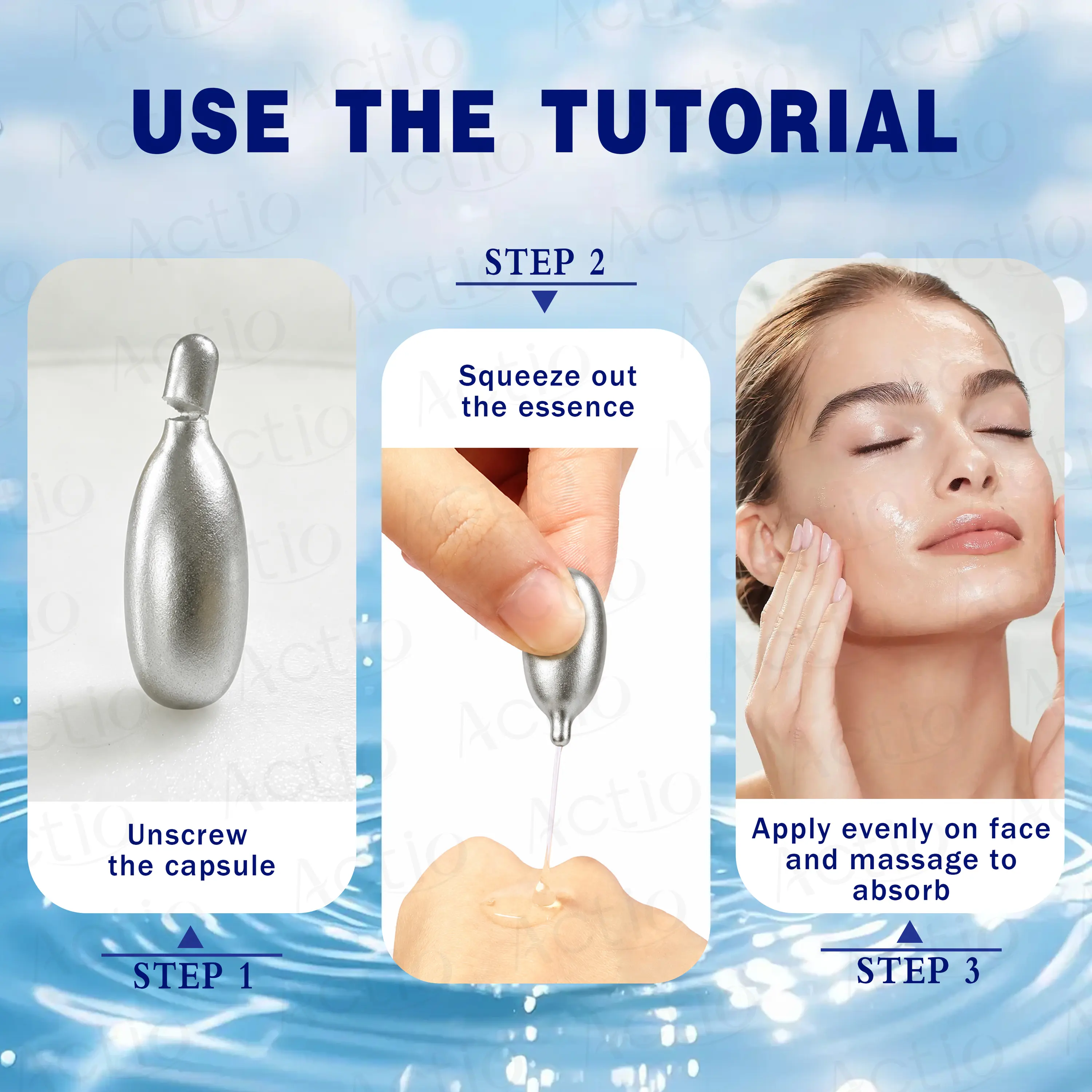 Wholesale Beauty Ve Soothing Hydrating Skin Care Oil Capsules Calm Redness Skin With Aloe Vera Extract