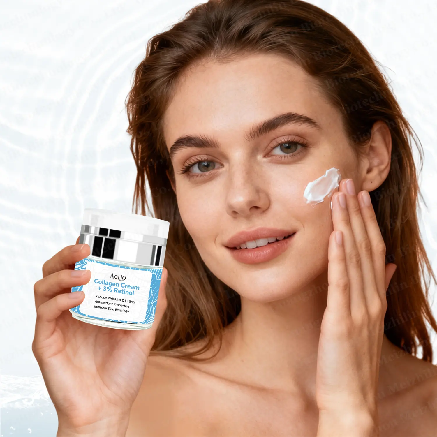 OEM Private Label Organic Korean Skin Care Anti Aging Retinol Collagen Jelly Cream Intensive Firming & Moisturizing
