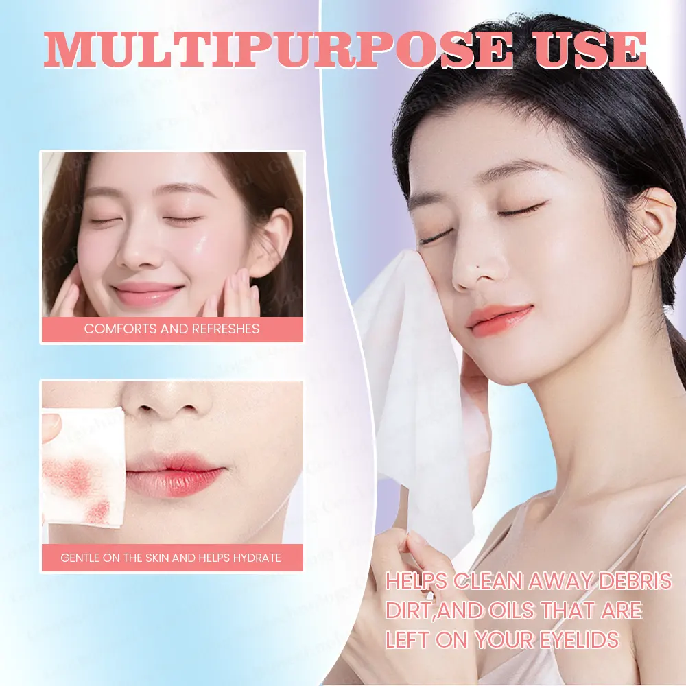 Micellar Makeup Remover Wipes, Daily Face Cleanser Wipes, Hydrating With Aloe Vera, Oil-Free,Individually Wrapped for Travel