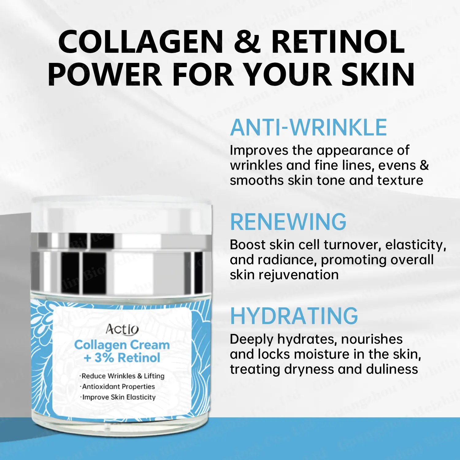Peptide Collagen Firming Essence Cream Anti Aging Collagen Face Cream for African Women