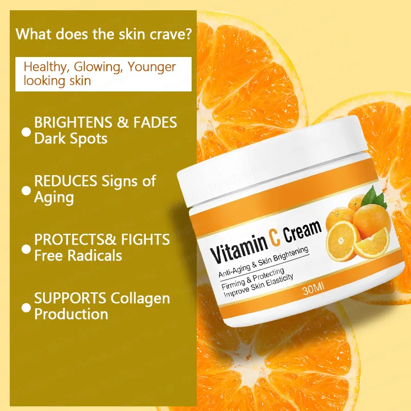 Vitamin C Moisturizing Creams Vitamin C Bringtheng Face Cream for Radiance & Firm-Looking Skin