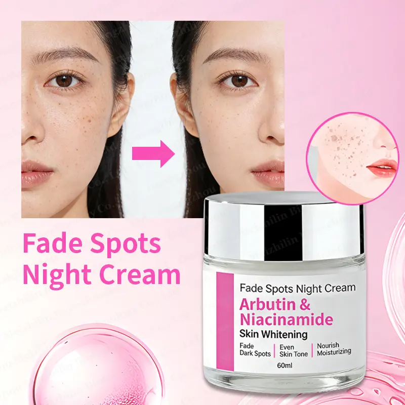 Effective Whitening Night Cream Intense Brightening to Fade Spots & Even Skin Tone Nourishing Facial Moisturizer