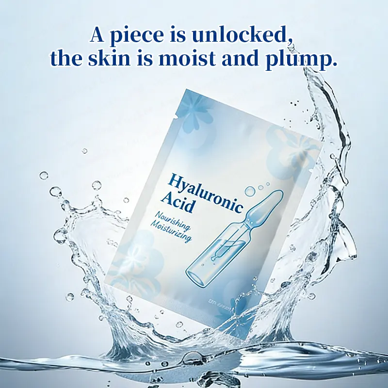 Private Label Gentle Nourishing Face Masks Hyaluronic Acid Moisturizer & Tea Tree Calming For Sensitive & Dry Skin