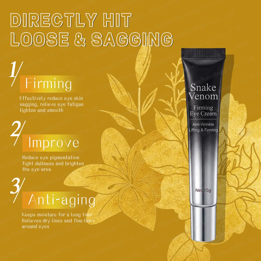 Instant Lift Snake Venom Eye Cream Professional Anti-Wrinkle Formula for Fine Lines, Firming Eye for Youthful Skin