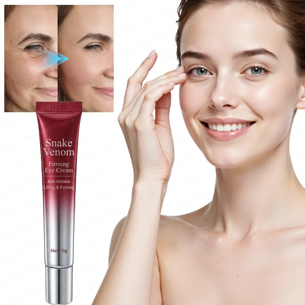 Snake Venom Peptide Firming Eye Cream Anti-Aging & Anti-Wrinkle Removes Dark Circles & Eye Bags, Lifts and Tightens Skin