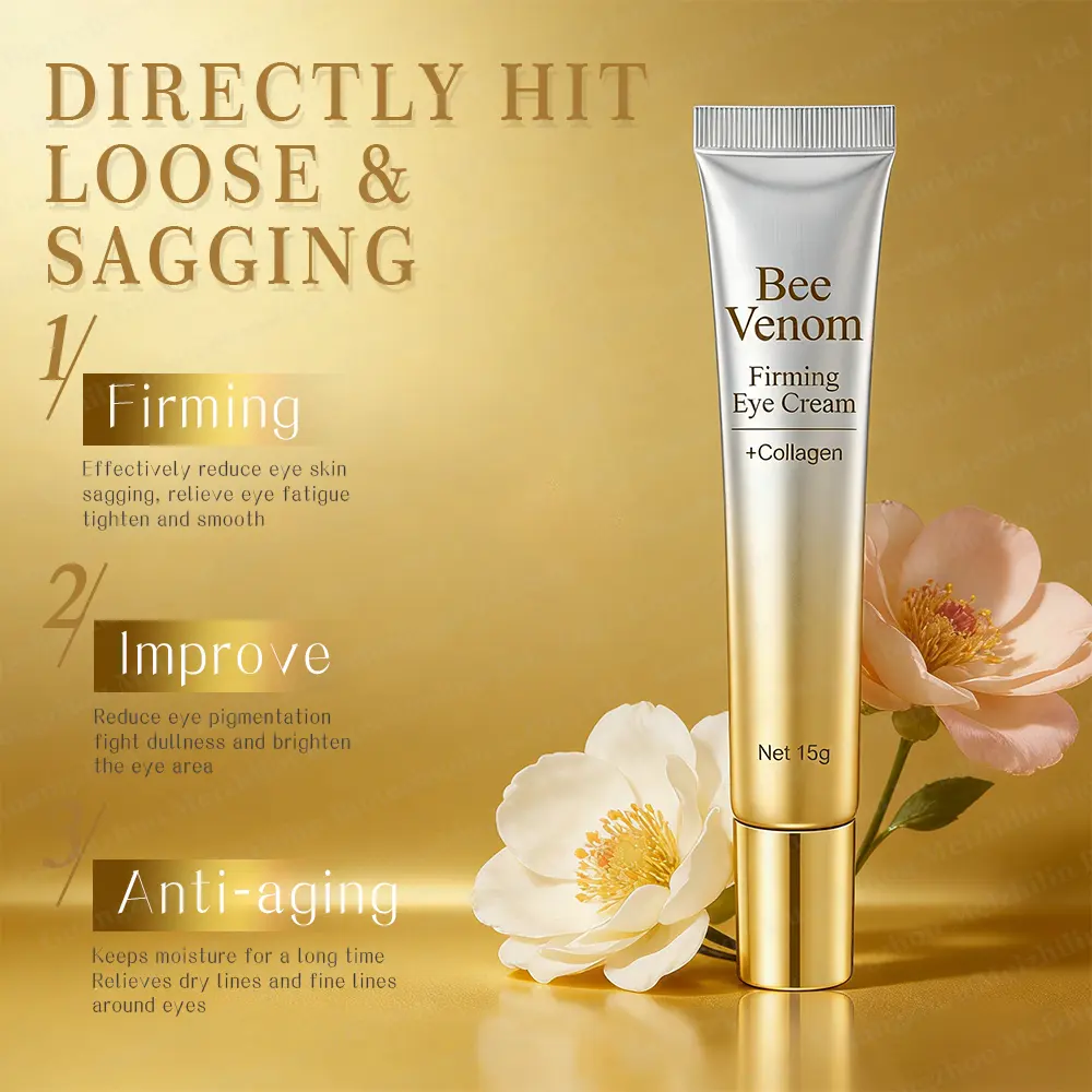 Eye Repair Cream With Bee Venom & Collagen Fast-Acting Anti-Wrinkle & Skin Tightening Serum Revitalizes Radiance Formula