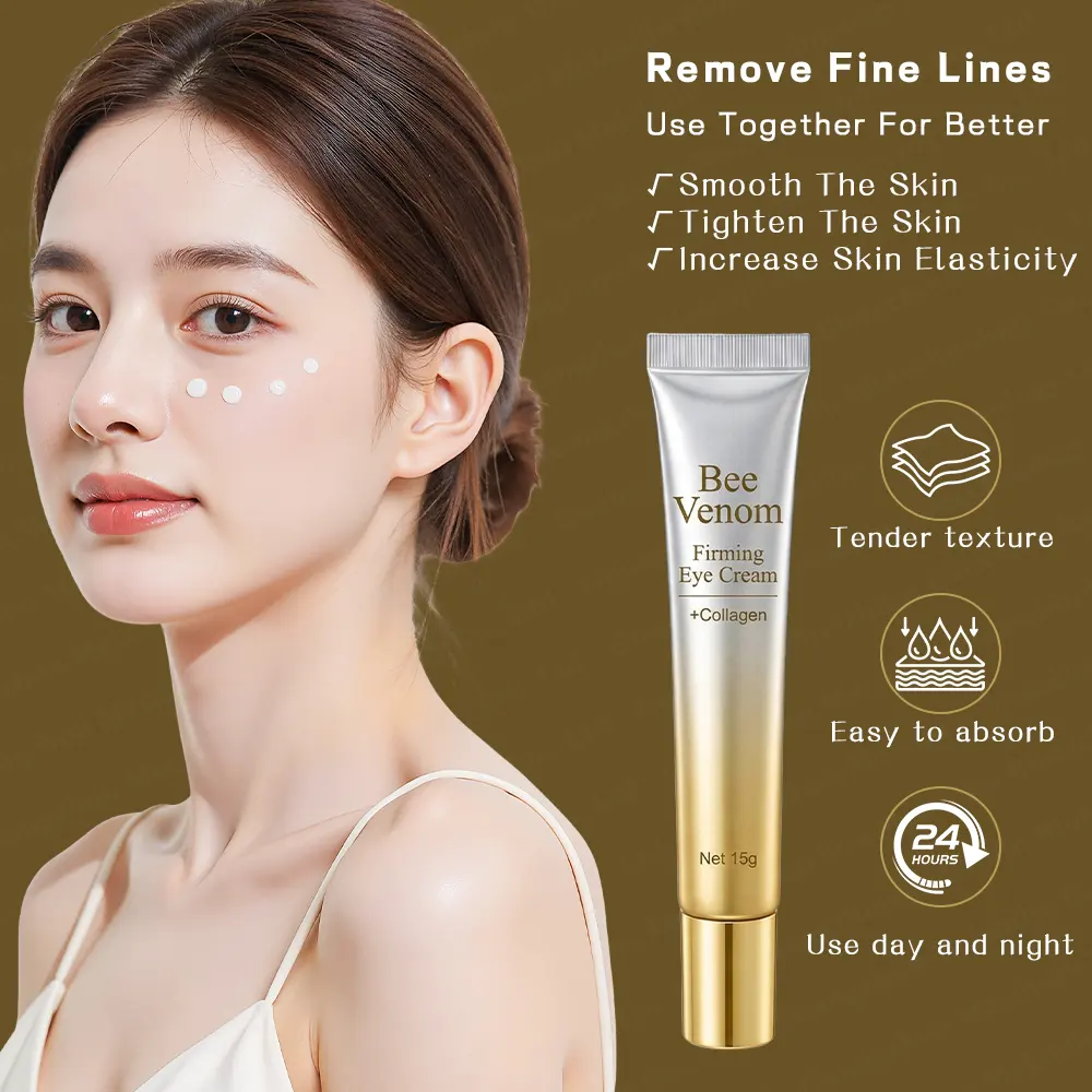 Eye Repair Cream With Bee Venom & Collagen Fast-Acting Anti-Wrinkle & Skin Tightening Serum Revitalizes Radiance Formula