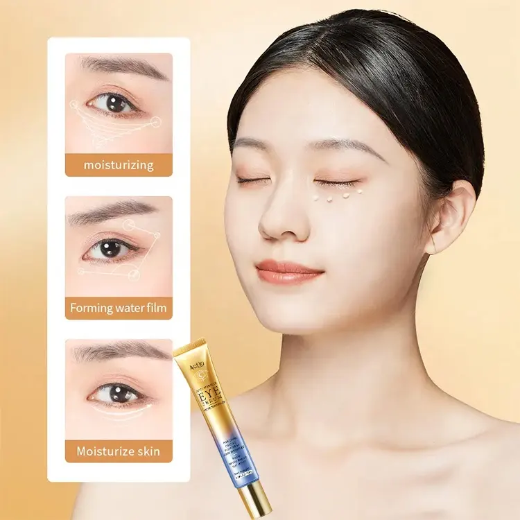 Private Label Instant Wrinkle Remover Eyecream Anti Aging Under Eye Skin Firming Lifting Tightener Cream
