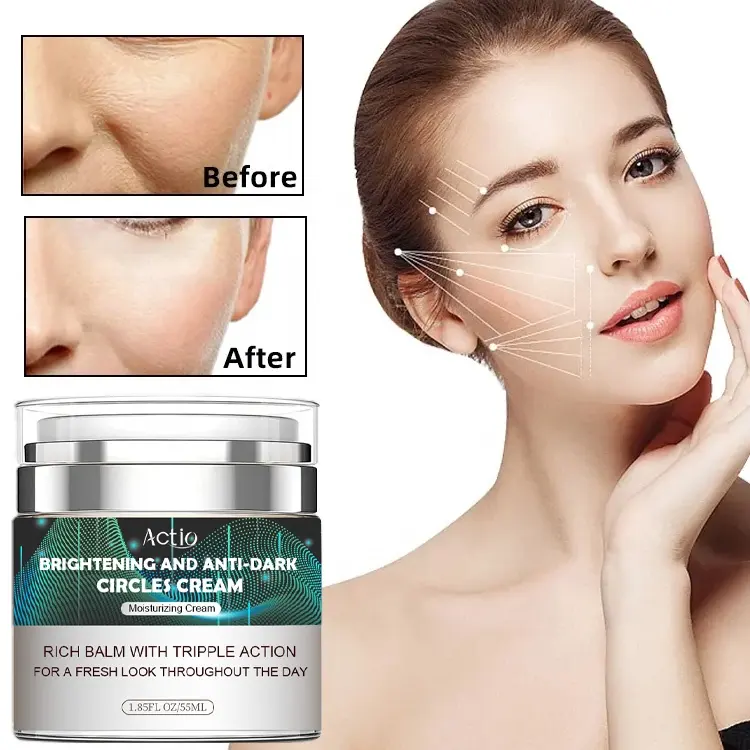 Eye Cream Private Label for Nourishing Fading Fine Lines Wrinkles Anti-Aging Firming Collagen Eye Dark Circles Remove Cream