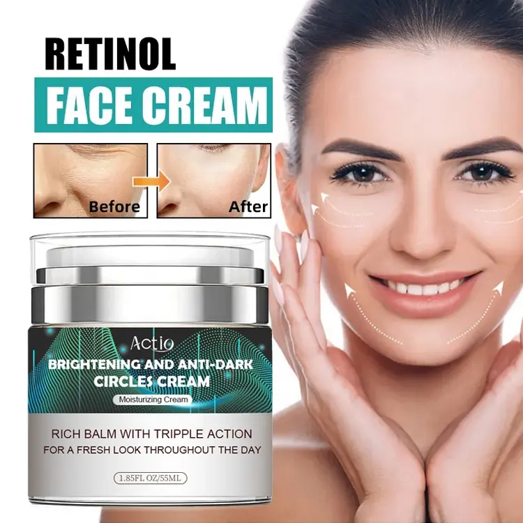 Eye Cream Private Label for Nourishing Fading Fine Lines Wrinkles Anti-Aging Firming Collagen Eye Dark Circles Remove Cream
