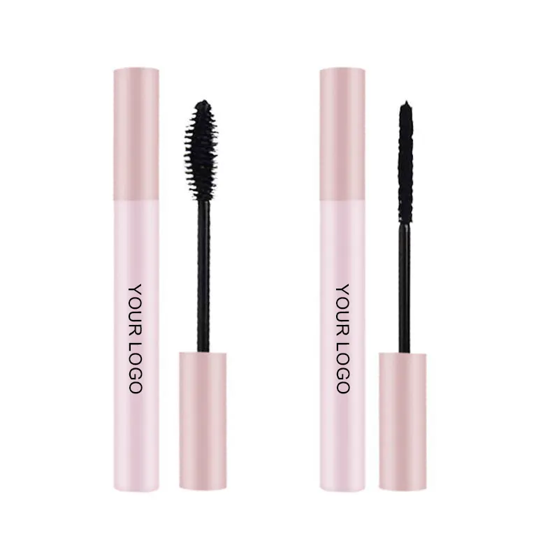Private Label 2pcs Pink 4D for Mascara Set Long Lasting Waterproof Volume & Lengthening with Cream Primer Comes in Gift Box