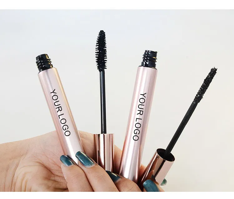 Private Label 2pcs Pink 4D for Mascara Set Long Lasting Waterproof Volume & Lengthening with Cream Primer Comes in Gift Box