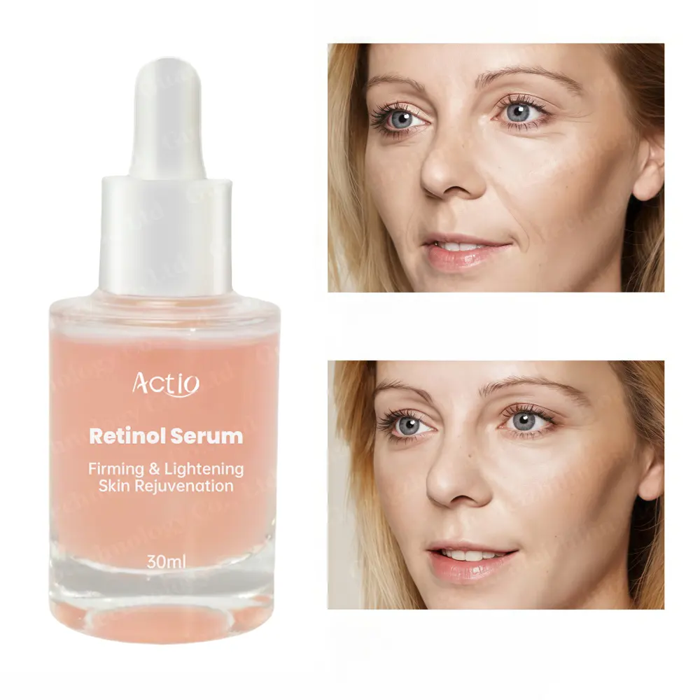 OEM Private Label Hylorianic Acid Retinol Vitamin c Collagen Serum Rapid Wrinkle Repair Pure Retinol Serum