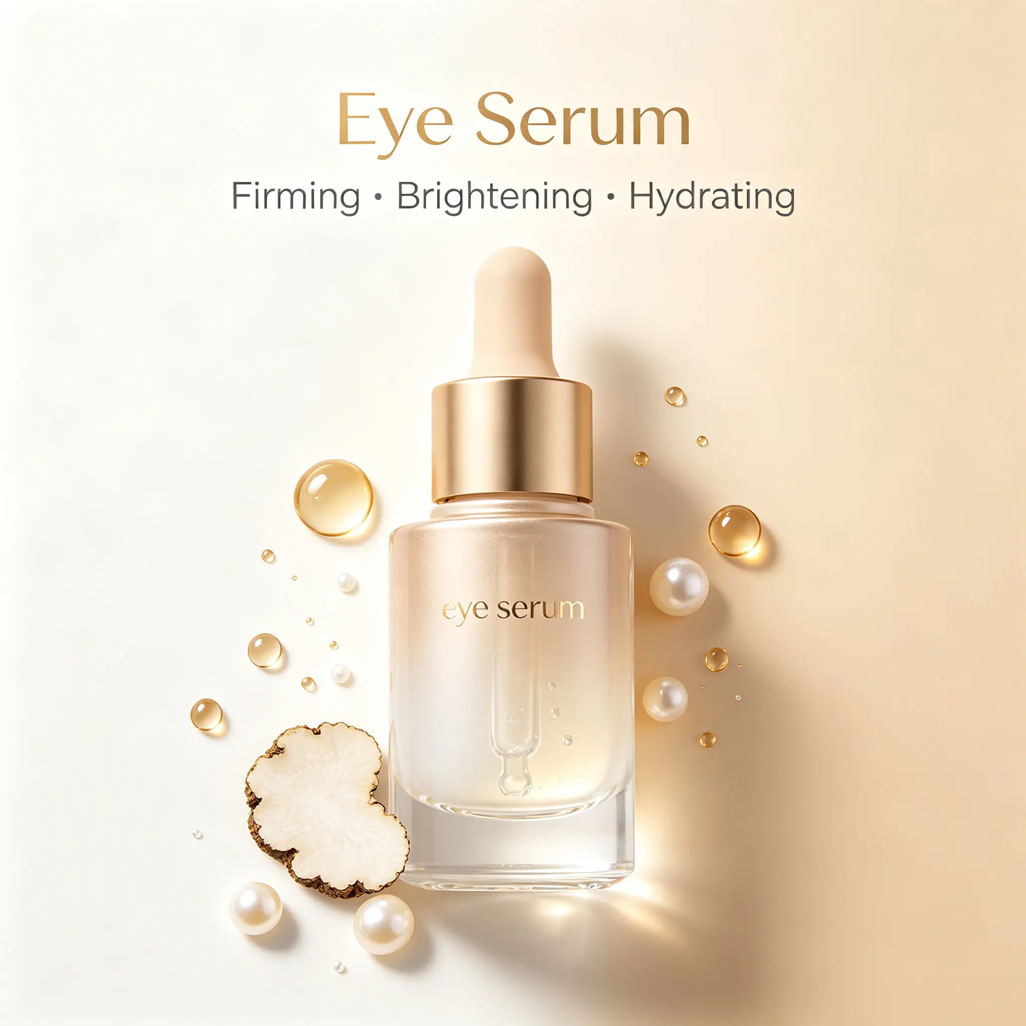 Eye Serum, Hydrating Brightening Eye Serum for Dark Circles, Fine Lines and Puffiness, Daily Firming Eye Care