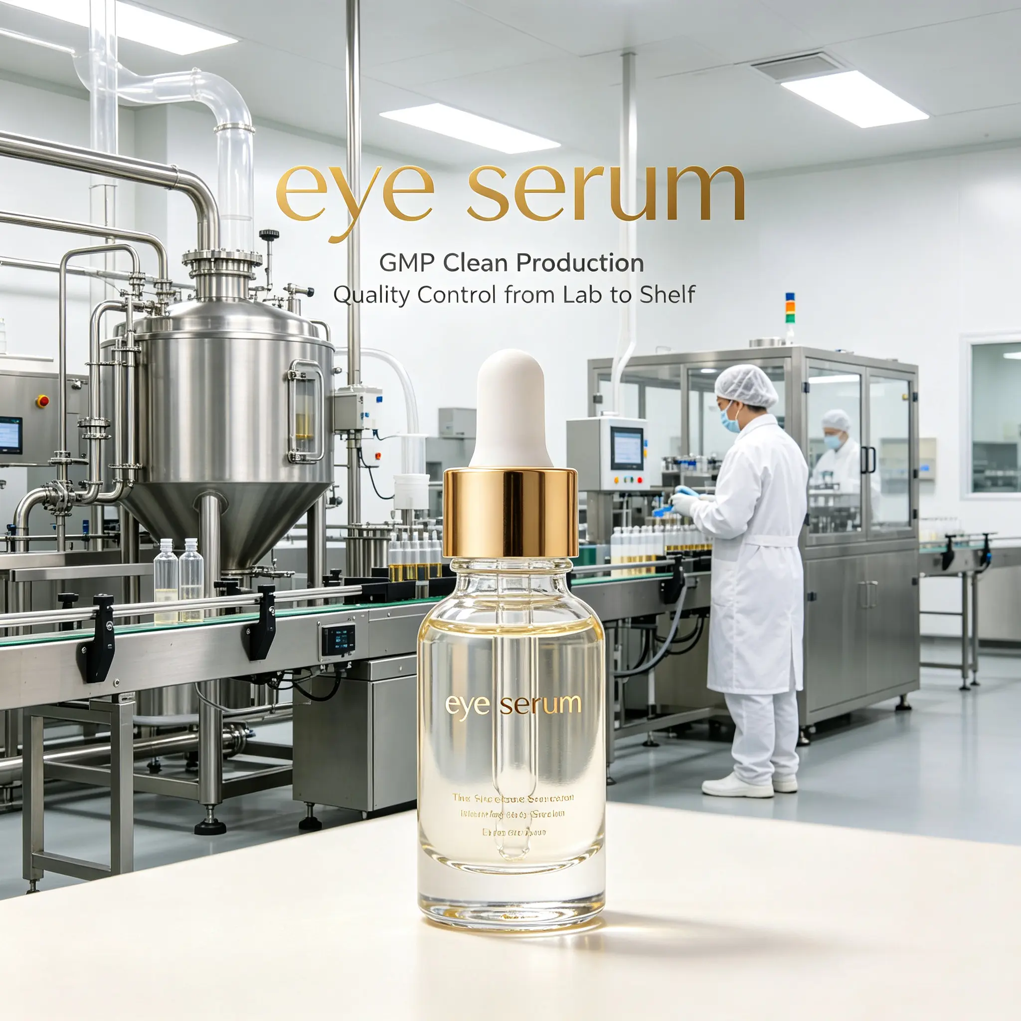 Eye Serum, Hydrating Brightening Eye Serum for Dark Circles, Fine Lines and Puffiness, Daily Firming Eye Care