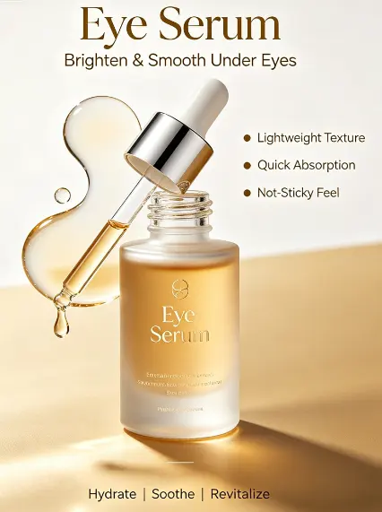 Wholesale Boost Glow Anti-Aging Peptide Caffeine Eye Serum Hydrating Smoothing Under Eye Serum for Wrinkles Dark Circles
