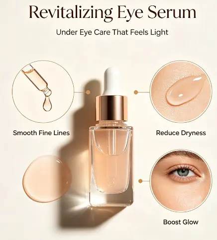 Wholesale Boost Glow Anti-Aging Peptide Caffeine Eye Serum Hydrating Smoothing Under Eye Serum for Wrinkles Dark Circles