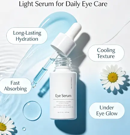 Wholesale Boost Glow Anti-Aging Peptide Caffeine Eye Serum Hydrating Smoothing Under Eye Serum for Wrinkles Dark Circles