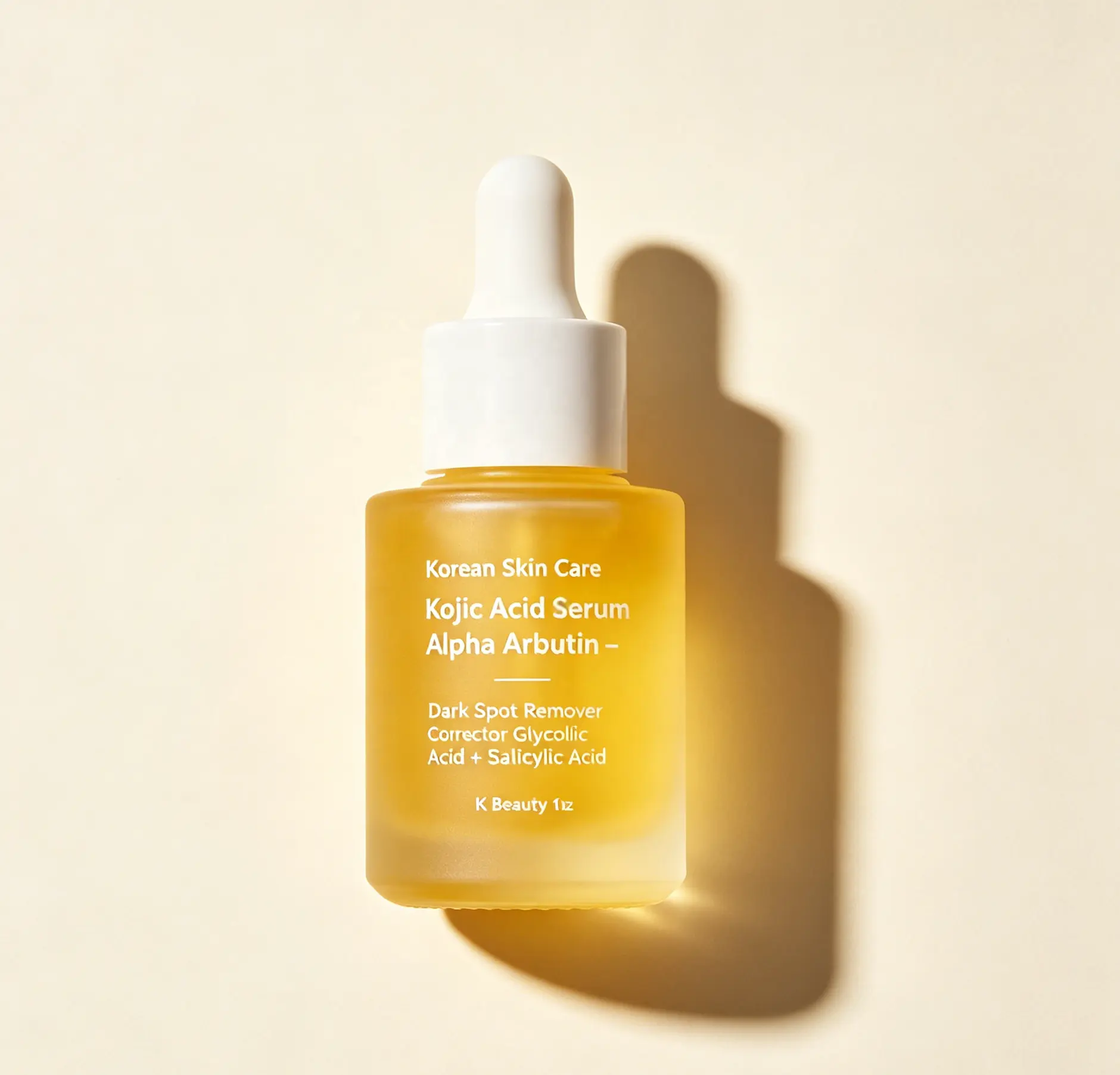 2% Kojic Acid Oil Face Serum with 1% Alpha Arbutin & Niacinamide | Brightening & Clarifying Formula for Uneven Skin Tone