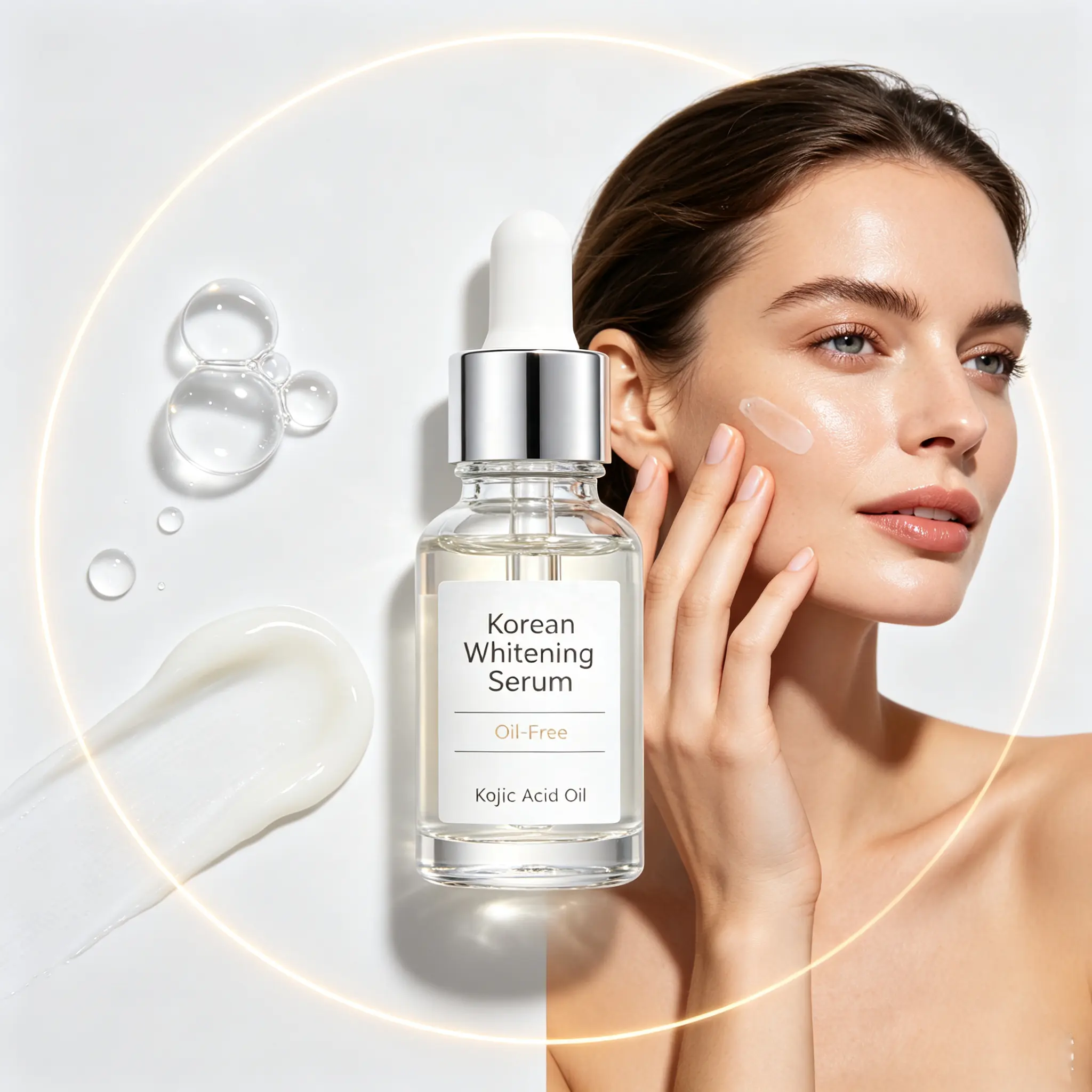 Korean Whitening Serum Dark Spot Remover Vitamin Concentrated Serum Glutathione Vitamin Serum Tranexamic Acid 4%, Niacinamide 5%