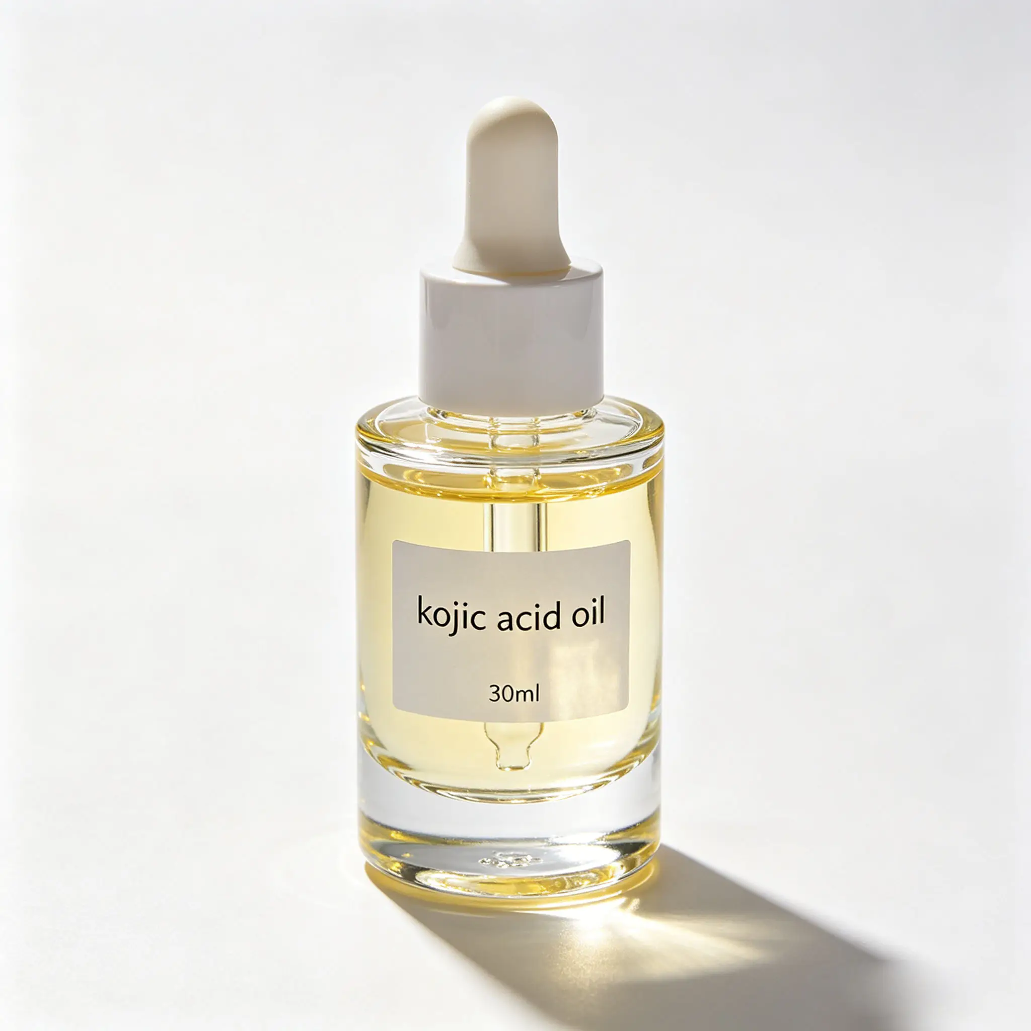 Kojic Acid Oil Skin Brightening Facial Oil Private Label Lightening Serum Fade Dark Spots Melasma Hydrating Whitening Face Oil