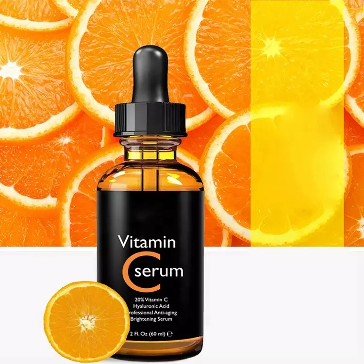 Boost Collagen & Hydrate Skin Anti-Aging & Wrinkle 20% Vitamin C Hyaluronic Acid Facial Serum 30ml Vegan