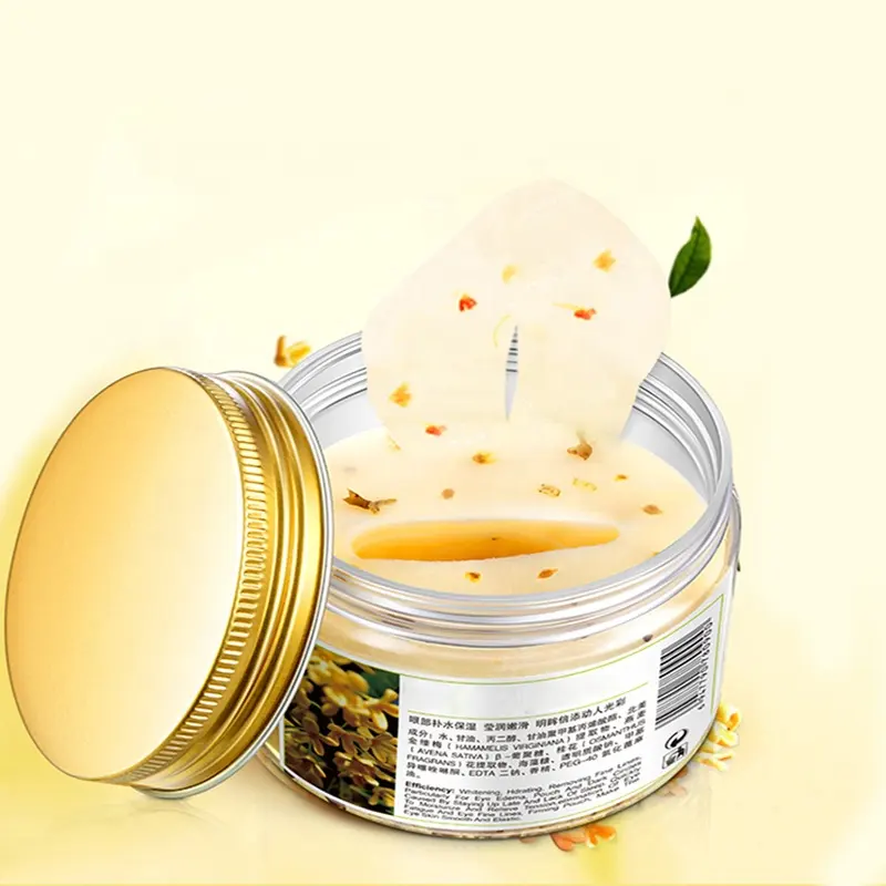 New Arrival Non-Toxic 24k Gold Collagen Crystal Lint-Free Eye Gel Patch Pad OEM Manufacturer Firming Eye Mask Dark Circles