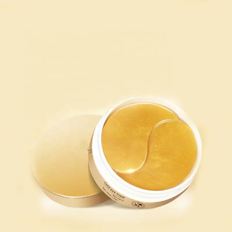 New Arrival Non-Toxic 24k Gold Collagen Crystal Lint-Free Eye Gel Patch Pad OEM Manufacturer Firming Eye Mask Dark Circles