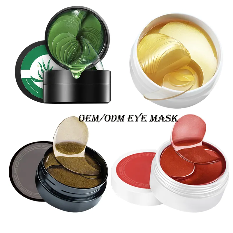 Wholesale Hydrogel Under Eye Patch Best Lifting Soothing Seaweed 24k Gold Eye Mask Brightening Anti-Wrinkle Eye Care Gel
