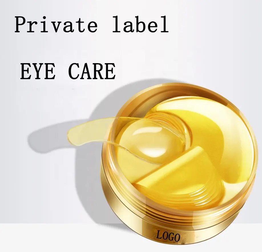 Private Label Snail Crystal Collagen Mask Eye Patch 24K Golden Eye Mask Under Eye Gel Patch