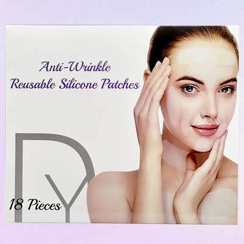 Custom Silicone Beauty Paste Wrinkle Patches Face Eyes Forehead Reduce French Lines Delay Aging Hypoallergenic Facial Patches