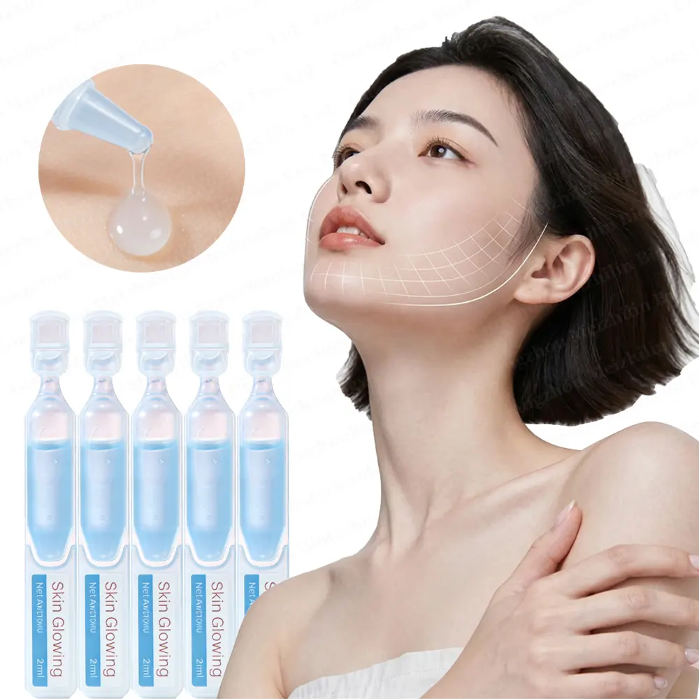Hot Selling Anti-Aging, Tightening Wrinkle & Repair Single Use Hyaluronic facial Serum for Women Skin Glowing