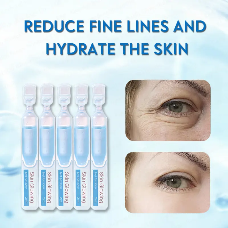 Hot Selling Anti-Aging, Tightening Wrinkle & Repair Single Use Hyaluronic facial Serum for Women Skin Glowing