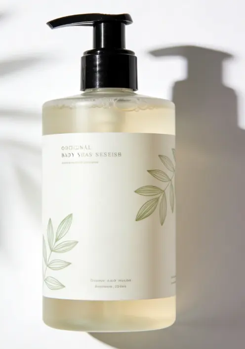 Body Lighting Shower Gel 100ml Nourishing Moisturizing Perfumed Rose & Aloe Gift Set with Custom Ingredients Travel Size