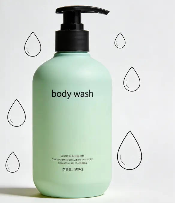 Body Lighting Shower Gel 100ml Nourishing Moisturizing Perfumed Rose & Aloe Gift Set with Custom Ingredients Travel Size