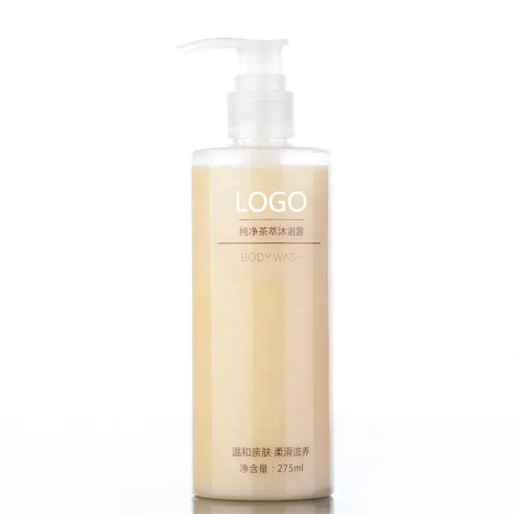 Private Label Wholesale Whitening Moisturizing Bubble Olive Oil Shower Gel Body Wash with Perfumed Milk and Strawberry Scent
