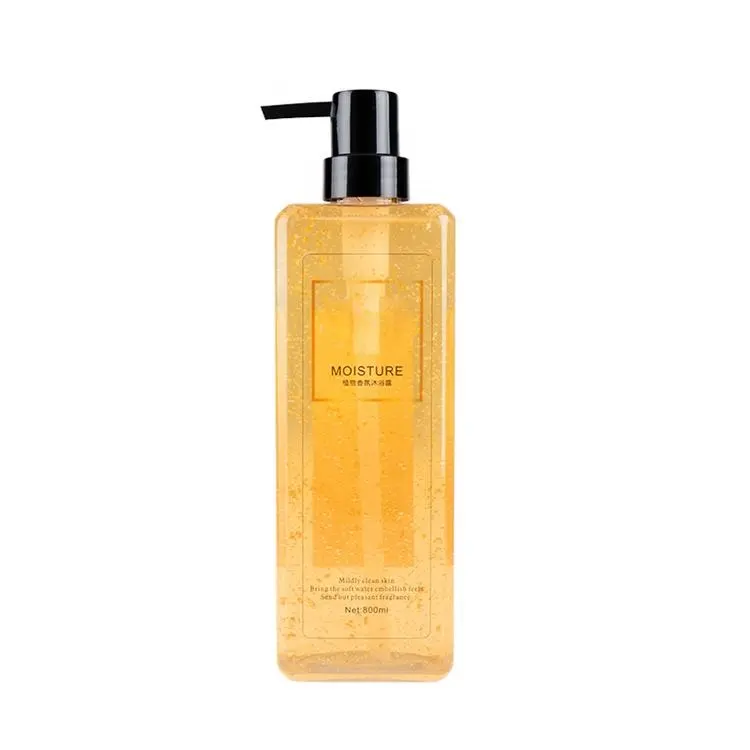 Private Label Wholesale Whitening Moisturizing Bubble Olive Oil Shower Gel Body Wash with Perfumed Milk and Strawberry Scent