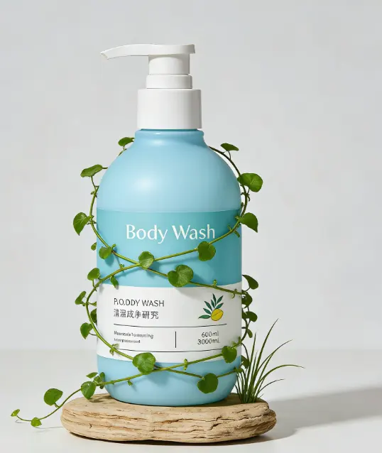 Nourishing Whitening Oil Control Body Wash Gel Natural Ingredients for All Skin Types ISO22716 Certified 500ml Private Label