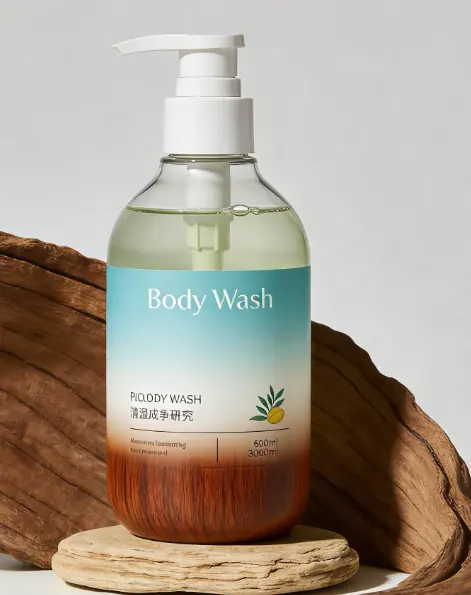 Nourishing Whitening Oil Control Body Wash Gel Natural Ingredients for All Skin Types ISO22716 Certified 500ml Private Label