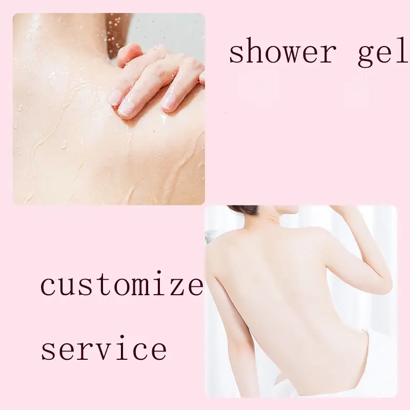 Gentle Whitening Moisturizing Perfumed Organic Shower Gels for Body Wash with Natural Material Daily Use