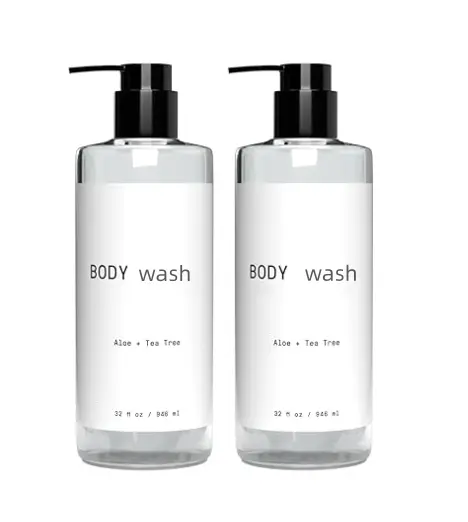 Customized Tea Tree Shower Gel Body Wash Moisturizing Cleanser for All Skin Types Regular Size Exfoliating Shower Gel