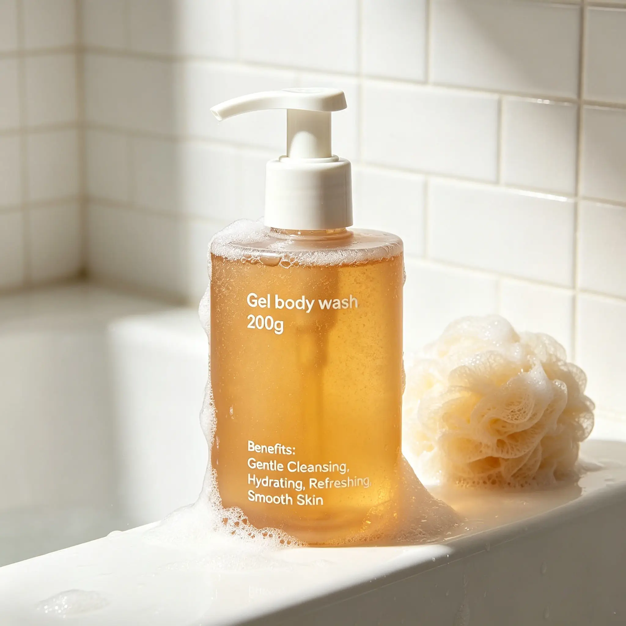Hydrating Gel Body Wash Gentle Gel Body Wash Refreshing Daily Shower Gel Private Label Wholesale Custom OEM