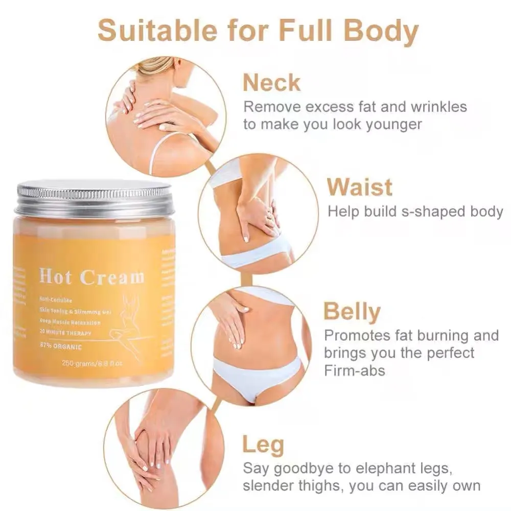 Herbicos 250g Tightening Skin Body Shaper Cellulite Slim Cream Burner Body Slimming Firming Cream Hot Cream