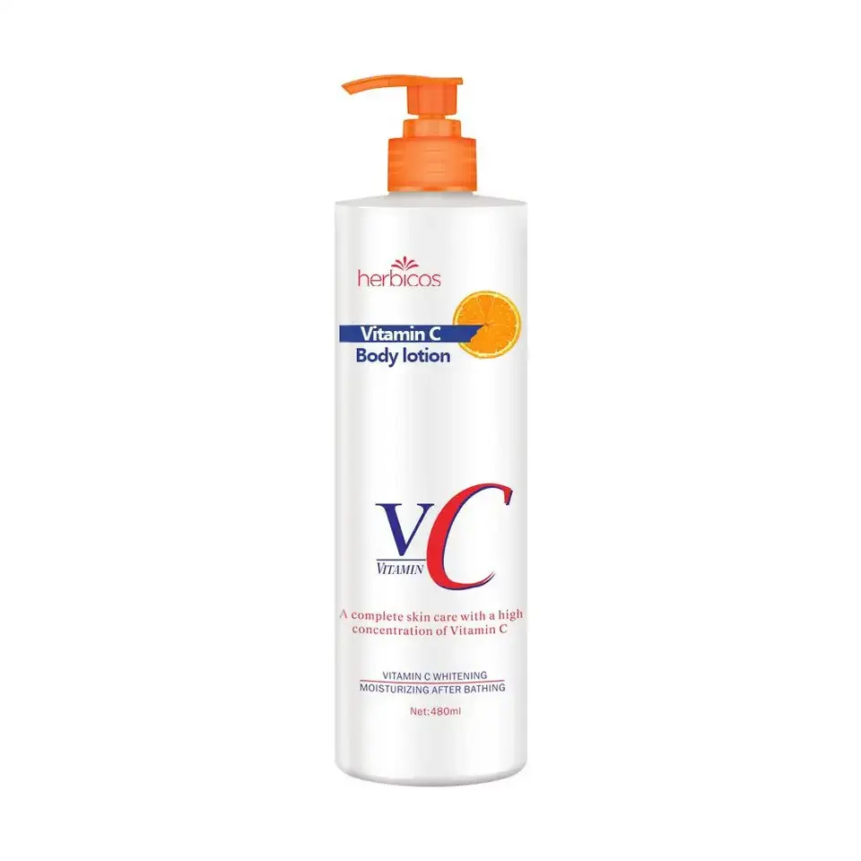 For Herbicos 2024 Vitamin C Body Lotion New Style Cream for Skin Brightening Whitening Moisturizing Anti-Aging Feature