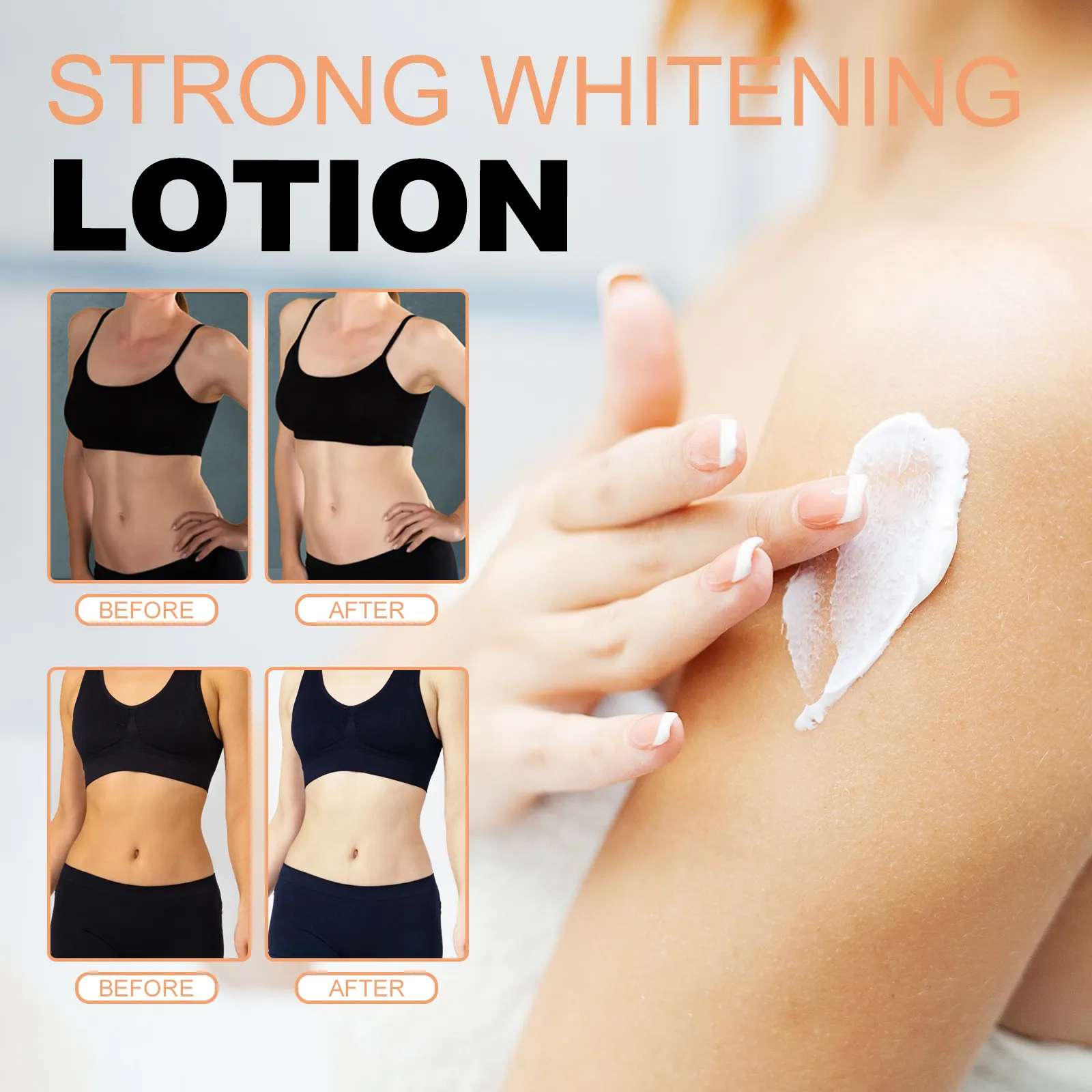 Customized Fast Whitening Body Cream Vitamin C Arbutin Body Lotion Moisturizing Body Skin Nicotinamide Papaya Whitening Cream