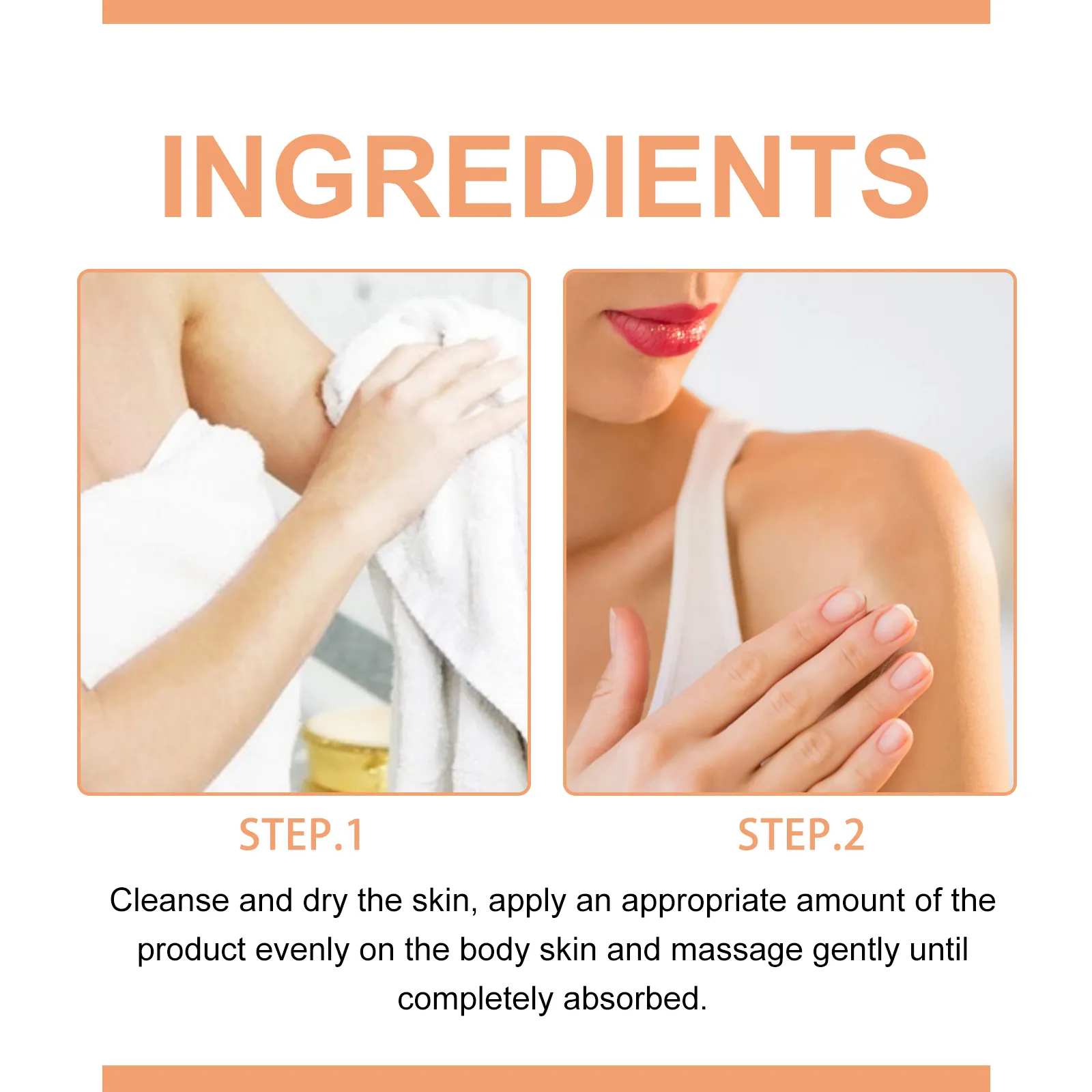 Customized Fast Whitening Body Cream Vitamin C Arbutin Body Lotion Moisturizing Body Skin Nicotinamide Papaya Whitening Cream