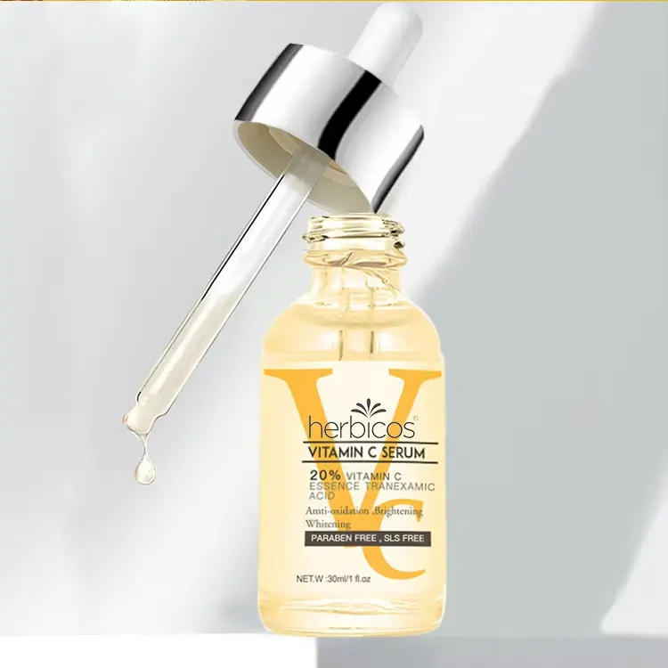 Private Label Deep Moisturizing Anti-aging Firming Hyaluronic Acid Vc Essence Vitamin C Serum Tranexamic Acid