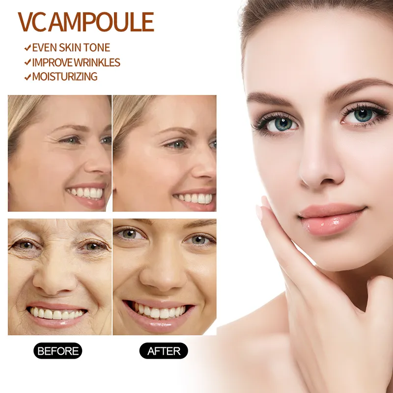 Herbicos Aging Anti Wrinkle Collagen 24k Skin Care Essence Ampoule Moisturizing Korean Body Face Eye Wholesale Vitamin C Serum