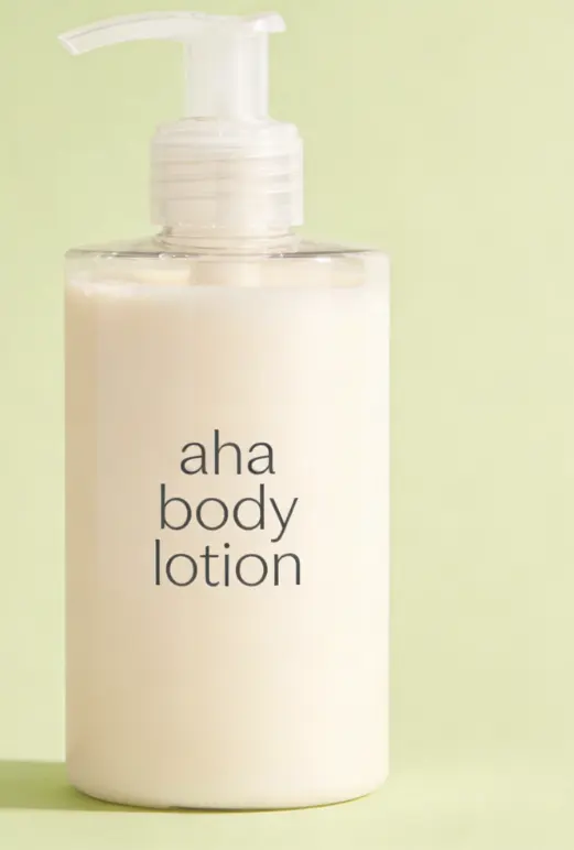 Aha Organic Body Lotion with Hyaluronic Acid Vitamin C & Kojic Acid-Whitening & Nourishing Moisturizer 500mL Private Label