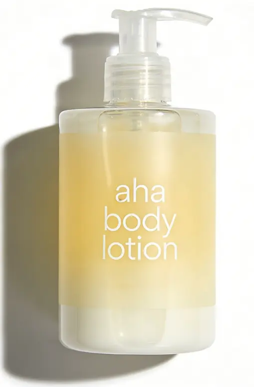 Aha Organic Body Lotion with Hyaluronic Acid Vitamin C & Kojic Acid-Whitening & Nourishing Moisturizer 500mL Private Label
